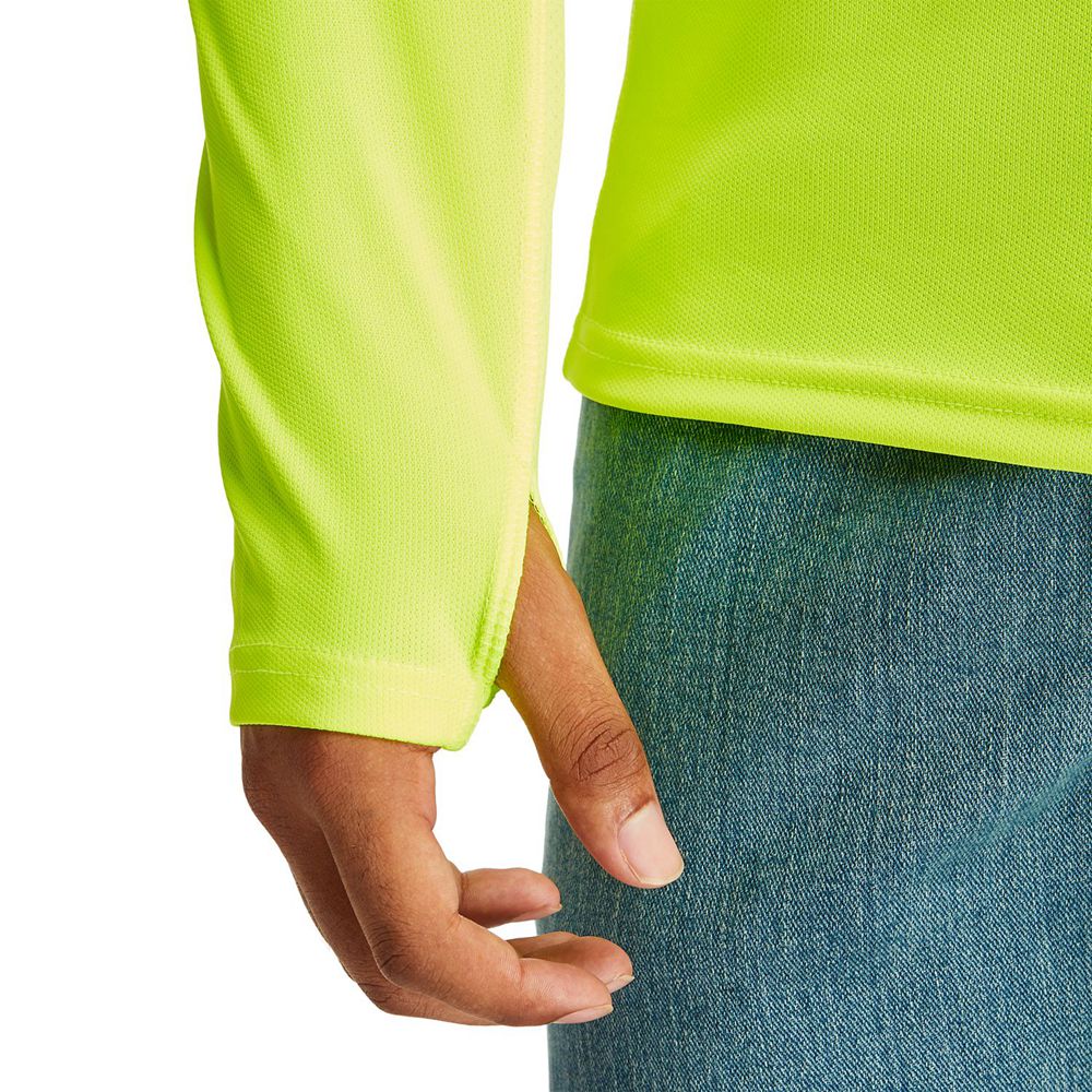 Camisetas Masculino - Timberland Pro® Wicking Good Long Sleeve - ADVFC7806 - Verdes